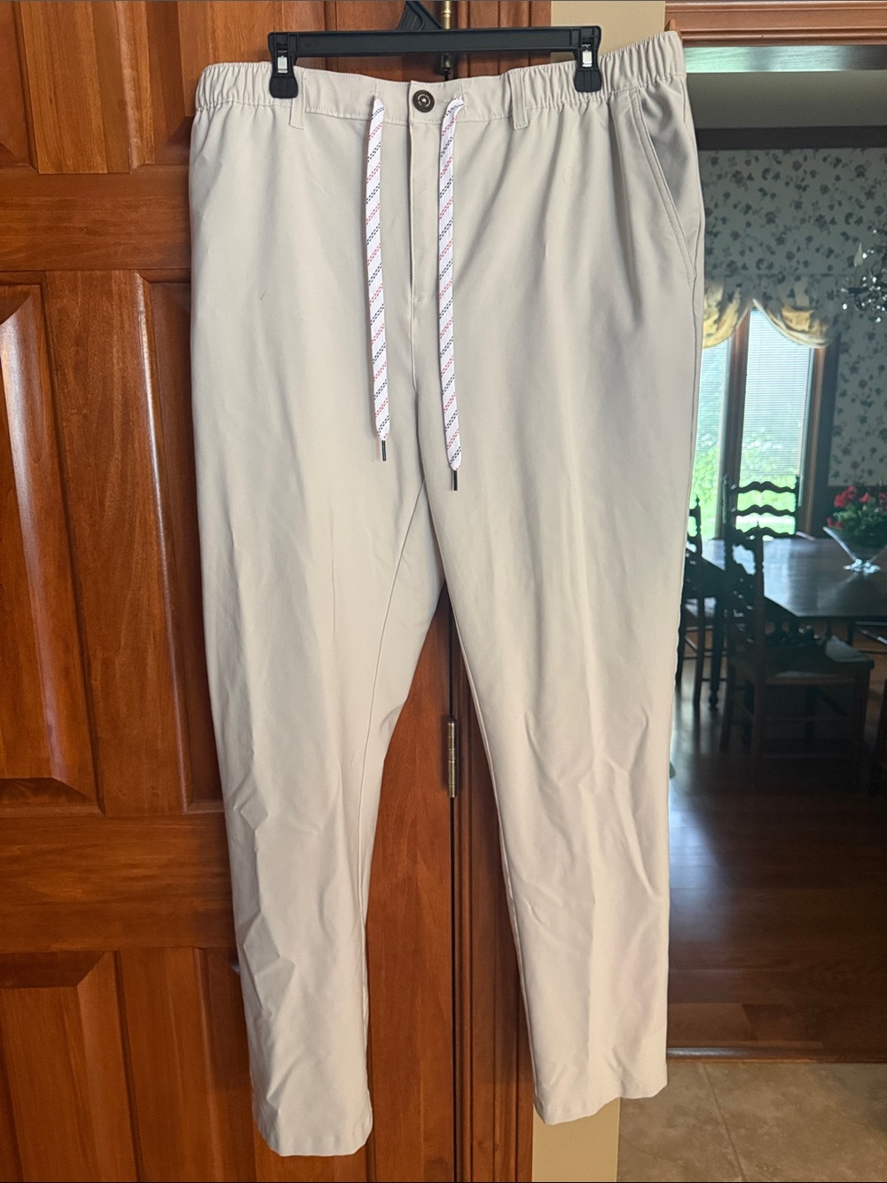 chubbies Cream Drawstring Chino Pants